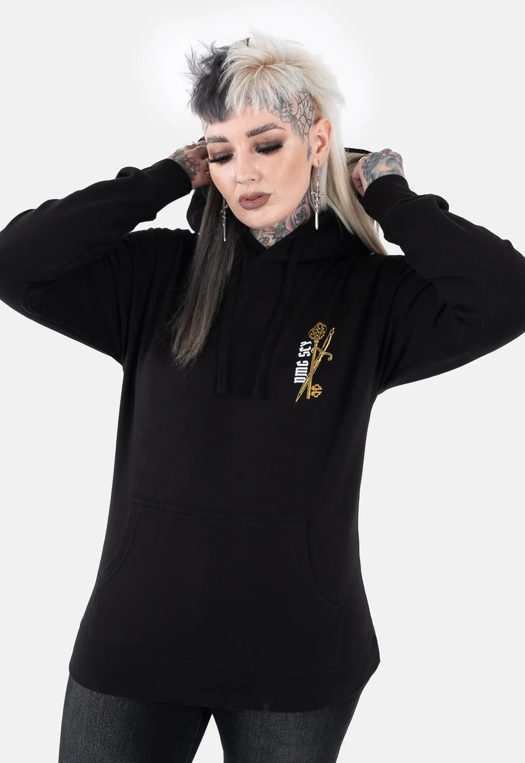 Crucify Hoodie sold by Damaged Society product image thumbnail 3