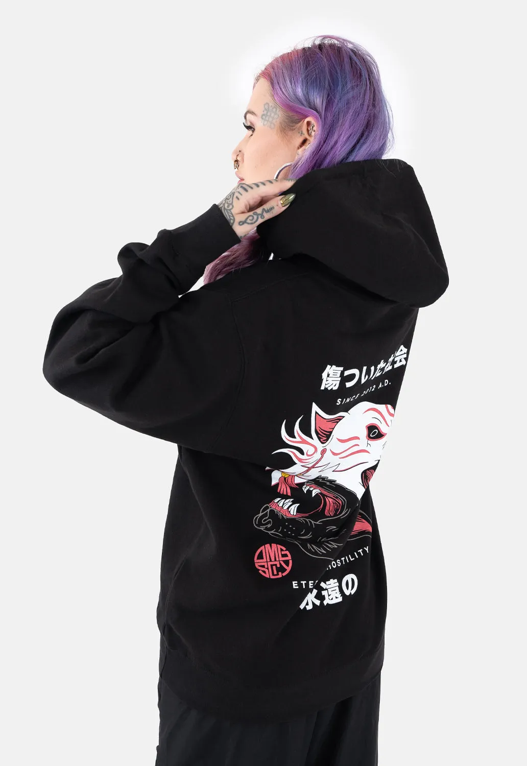 Eternal Hoodie sold by Damaged Society product image thumbnail 3