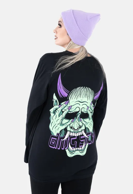 Oni Long Sleeved Top sold by Damaged Society