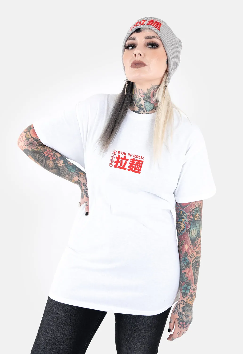 Wok 'n' Roll T-Shirt sold by Damaged Society product image thumbnail 2