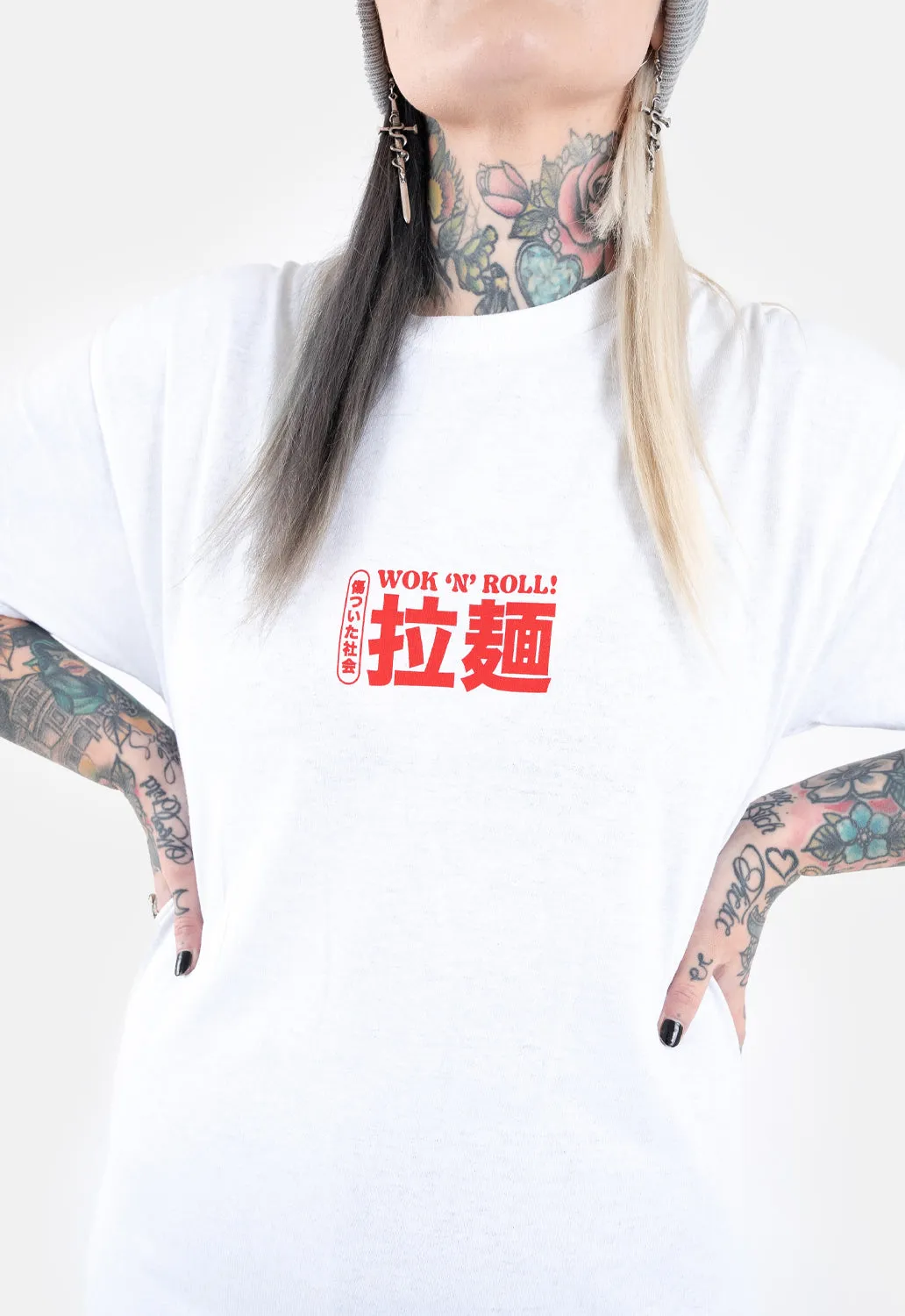 Wok 'n' Roll T-Shirt sold by Damaged Society product image thumbnail 4