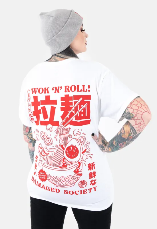 Wok 'n' Roll T-Shirt sold by Damaged Society