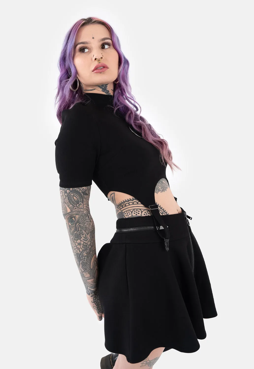 Sammi Garter Strap Top sold by Damaged Society product image thumbnail 2