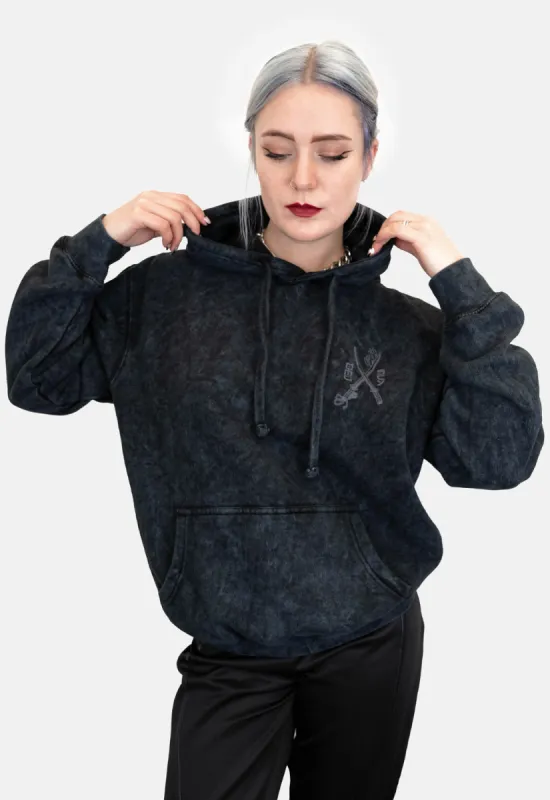 Samurai Kitty Hoodie sold by Damaged Society