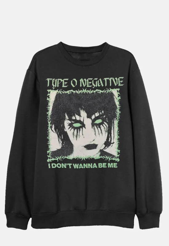 Don't Wanna Sweatshirt sold by Damaged Society