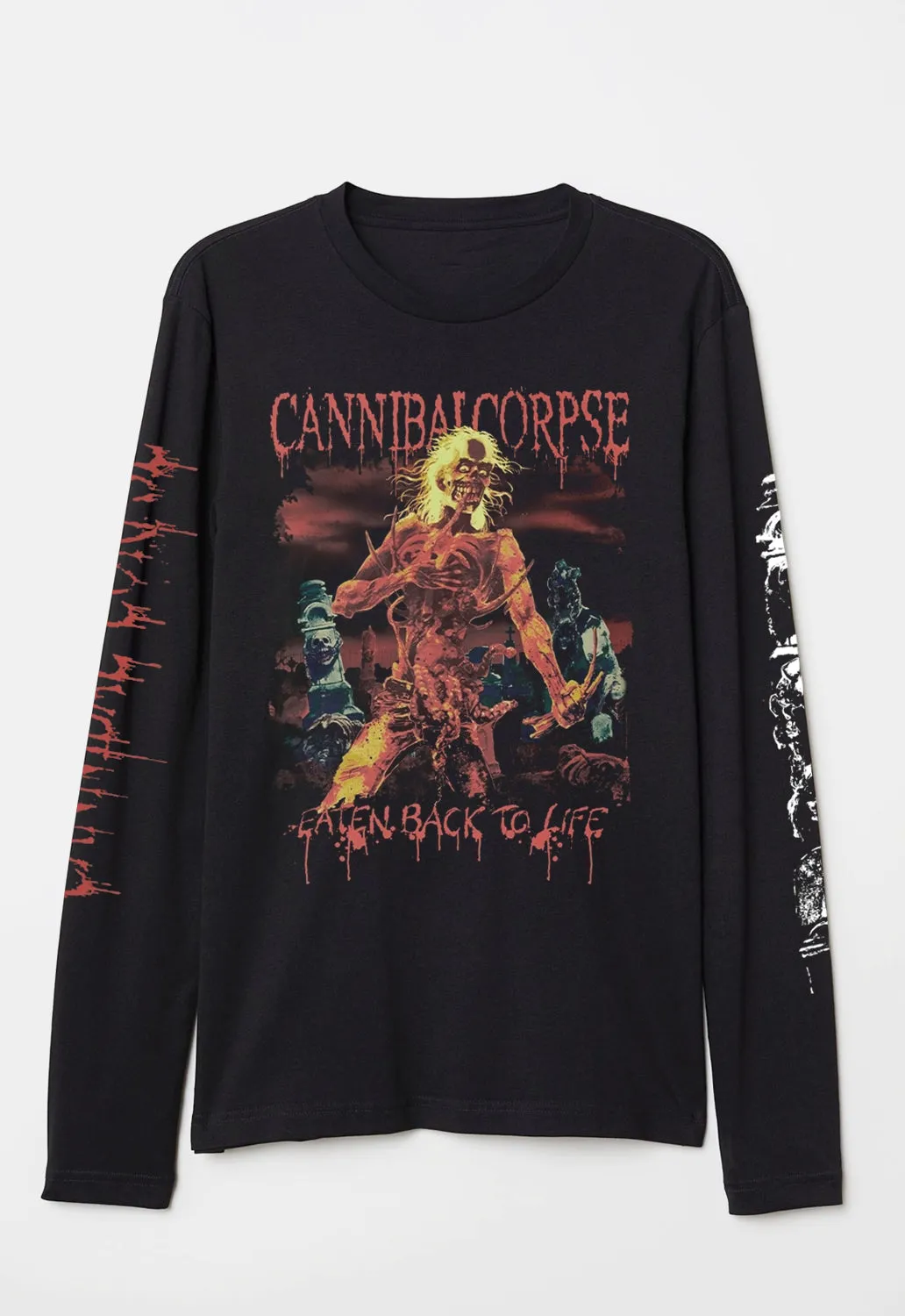 Eaten Back To Life Long Sleeved Top sold by Damaged Society