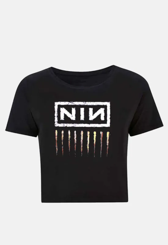 Downward Spiral Crop Top sold by Damaged Society