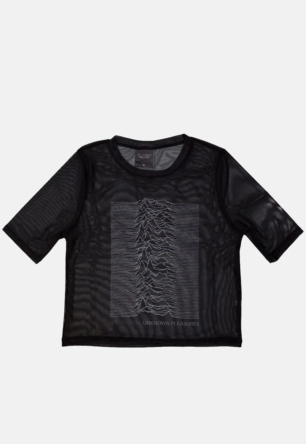 Unknown Pleasures Mesh Crop Top sold by Damaged Society