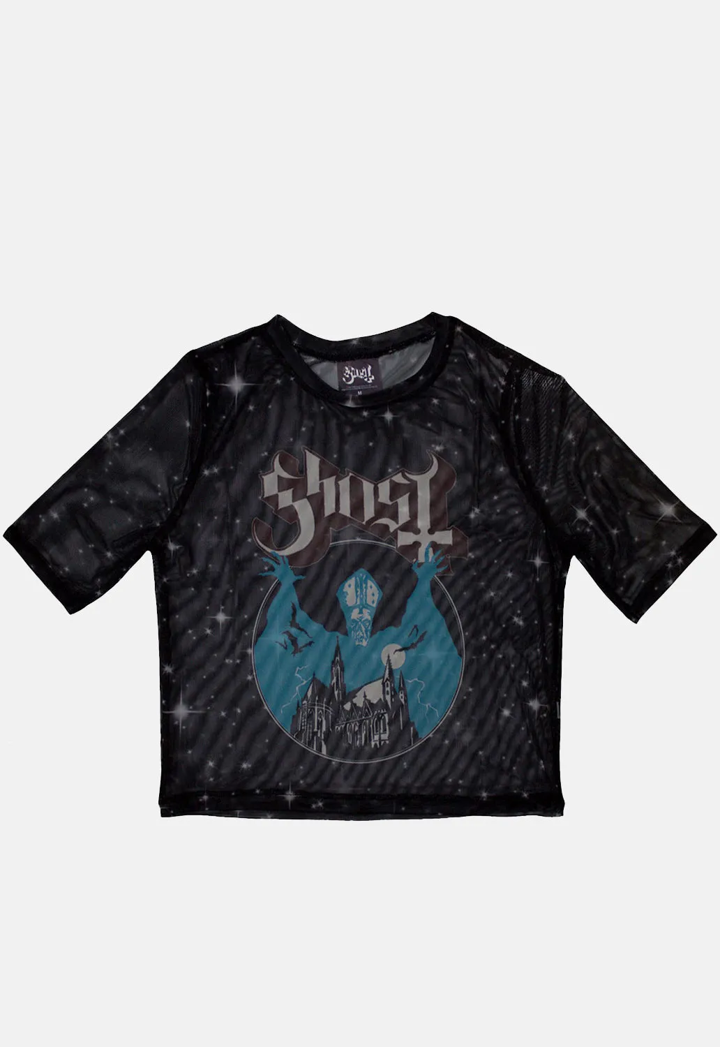 Opus Mesh Crop Top sold by Damaged Society