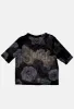 Logo & Roses Mesh Crop Top sold by Damaged Society