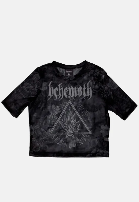 Furor Divinus Mesh Crop Top sold by Damaged Society