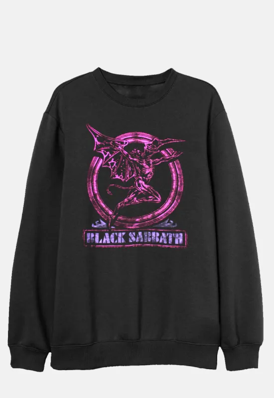 Neon Pink Henry Sweatshirt sold by Damaged Society