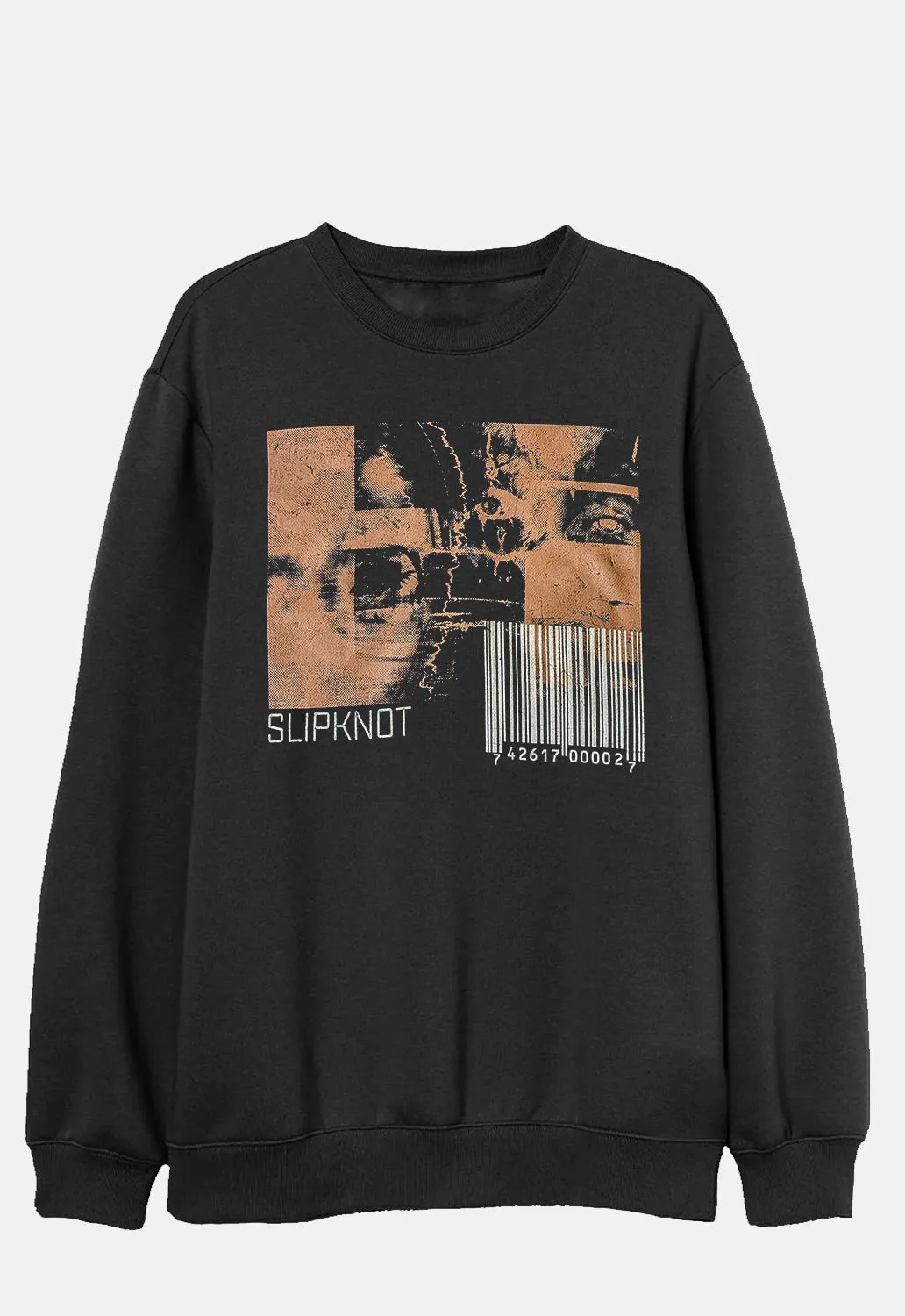 TESF Faces & Barcodes Sweatshirt sold by Damaged Society