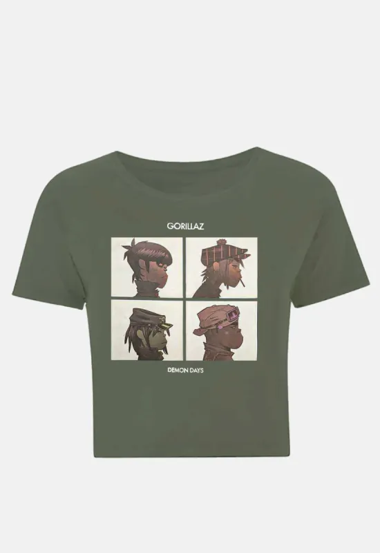 Demon Days Crop Top sold by Damaged Society