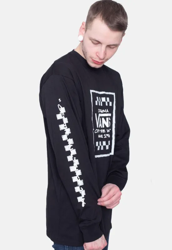 Sketchy Past Long Sleeved Top sold by Damaged Society