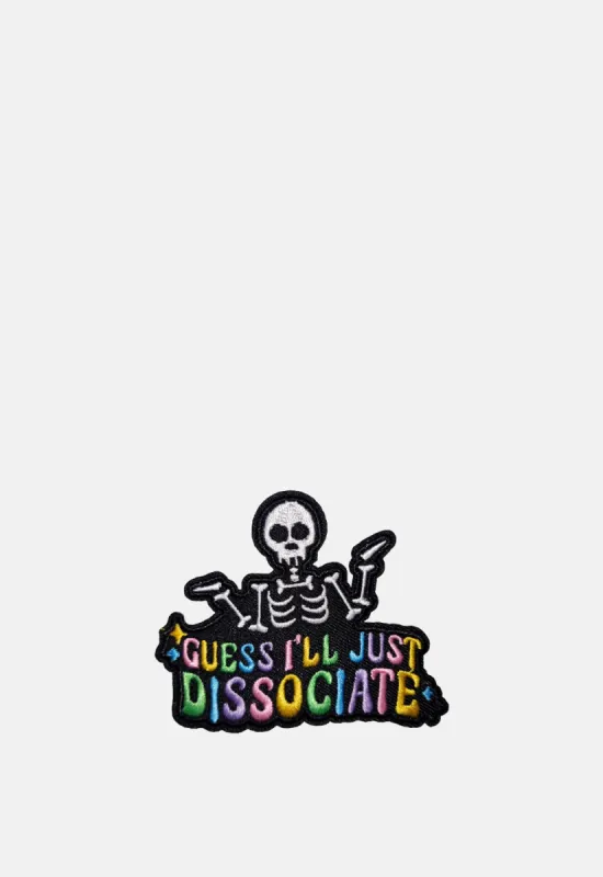 Dissociate Skelly Patch sold by Damaged Society