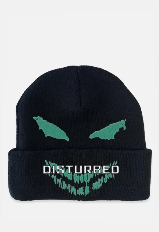 Green Face Beanie sold by Damaged Society