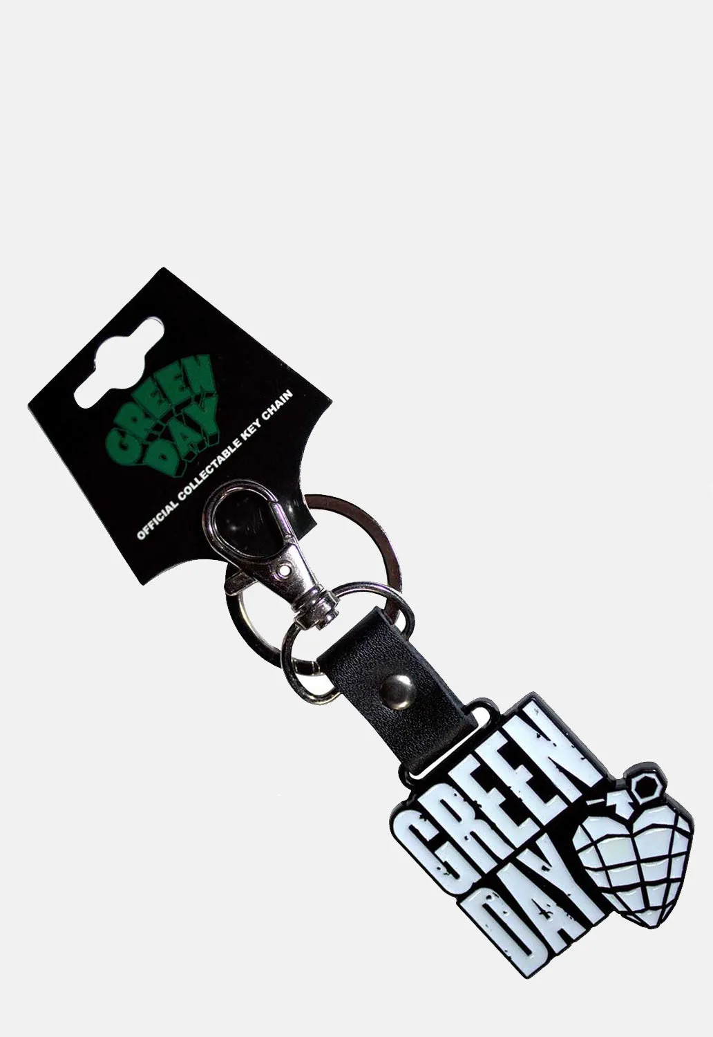Stacked Grenade Logo Keyring sold by Damaged Society
