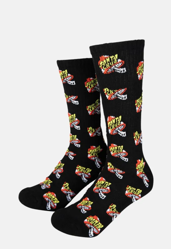 Toadstool Dot Socks sold by Damaged Society