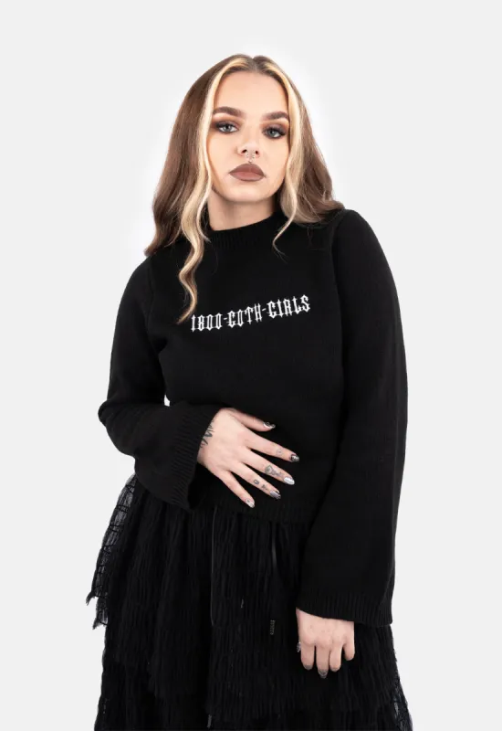 Ingram Motif Knit Top sold by Damaged Society