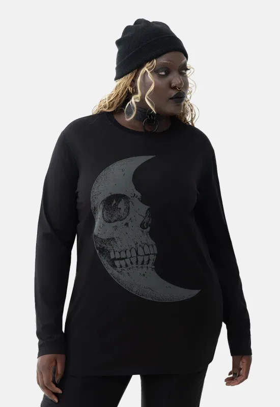 Lunar Crescent Long Sleeve Top sold by Damaged Society