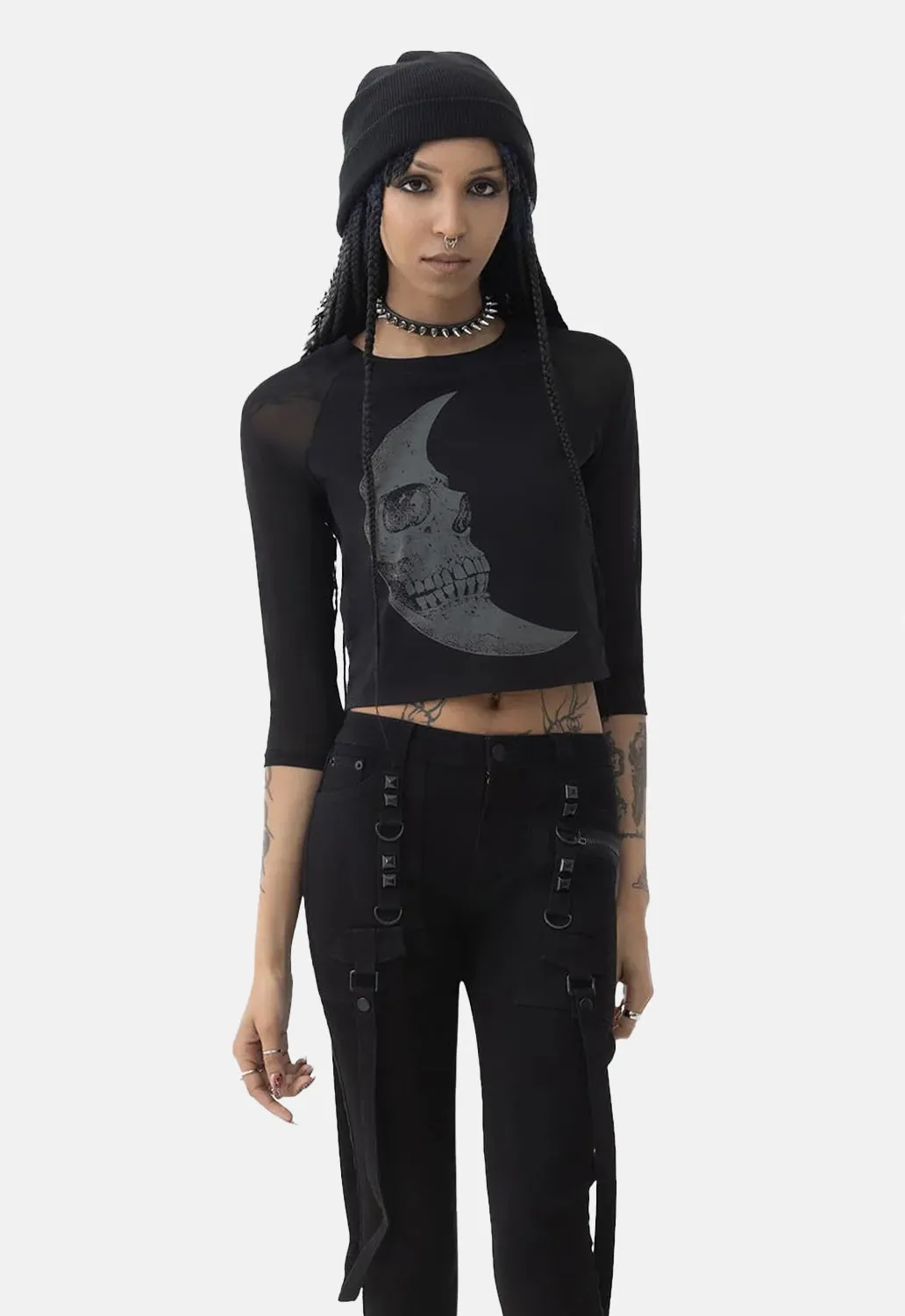 Crescent Doom Top sold by Damaged Society