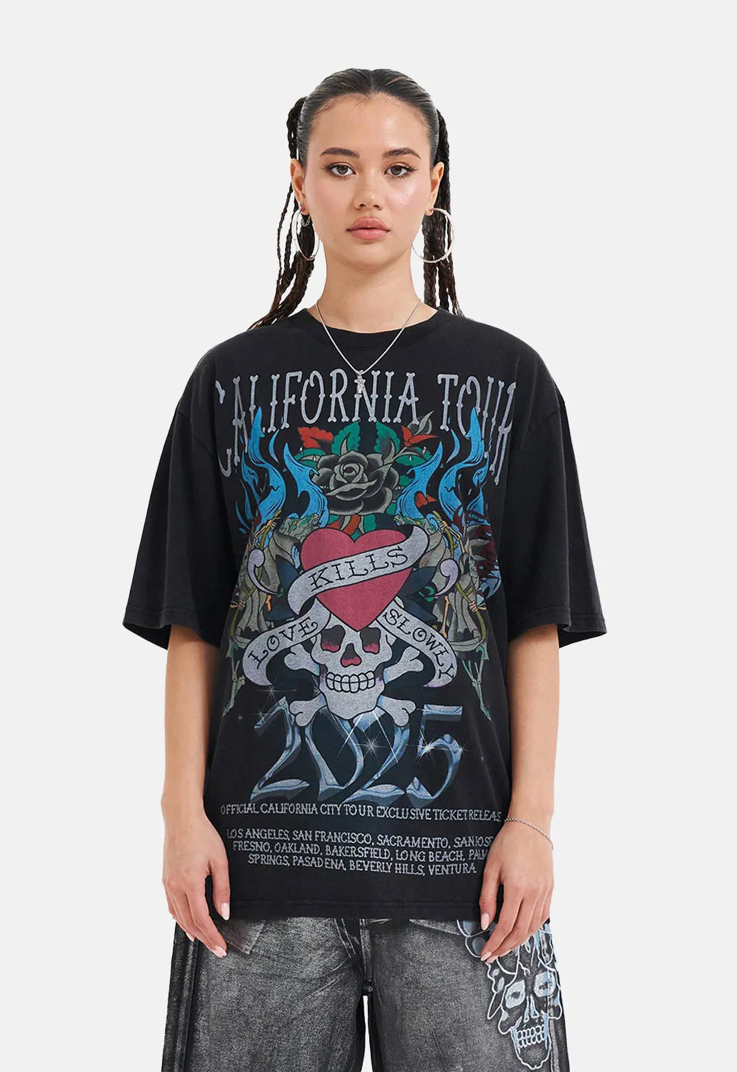 California Love Kills T-Shirt sold by Damaged Society