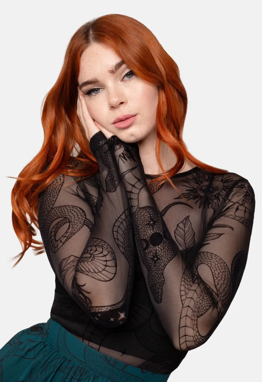 Snake Charmer Top sold by Damaged Society product image thumbnail 2
