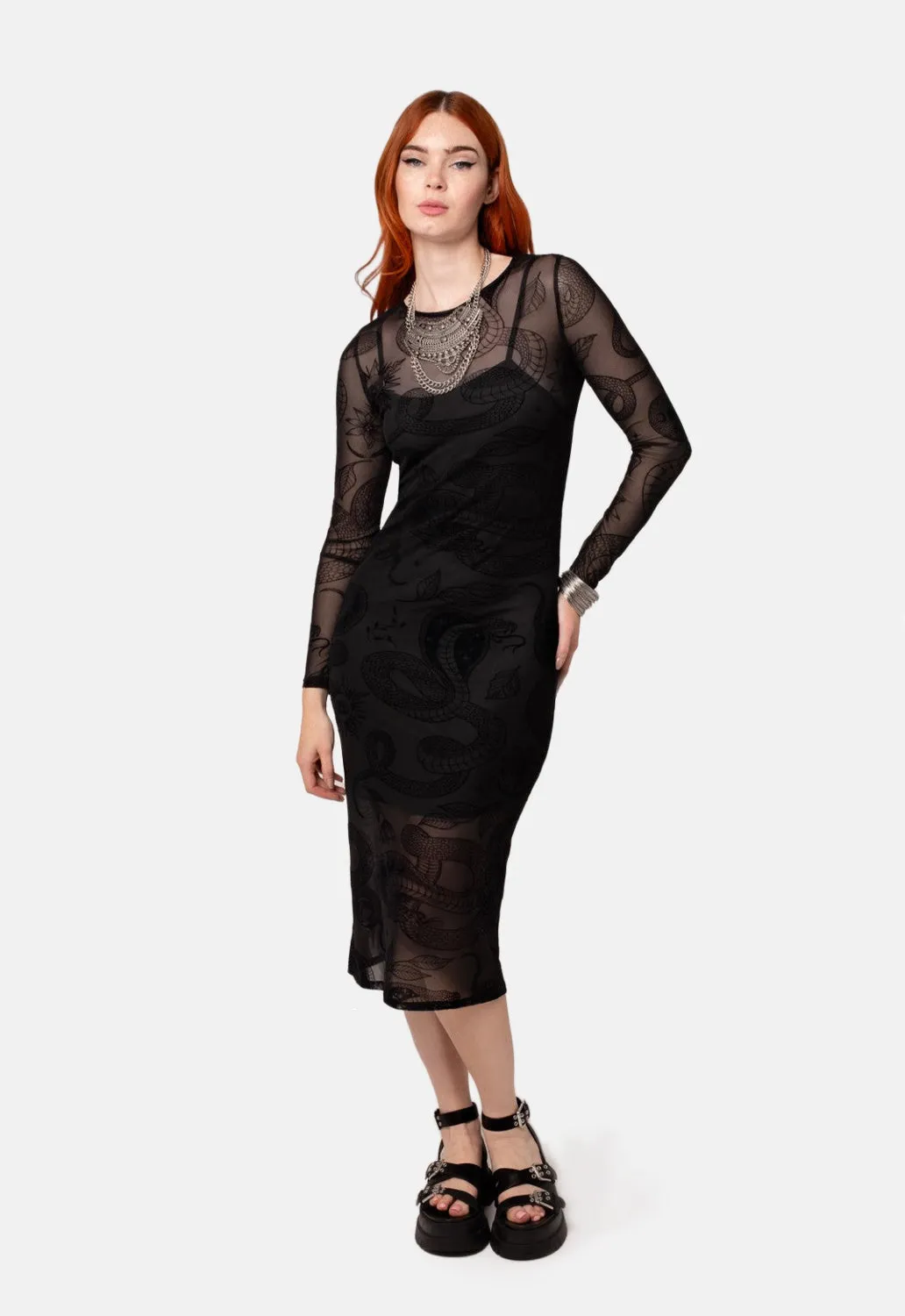 Snake Charmer Dress sold by Damaged Society