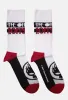 Flaming Skull Logo Socks sold by Damaged Society