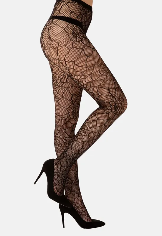 Cobweb Fishnet Tights sold by Damaged Society