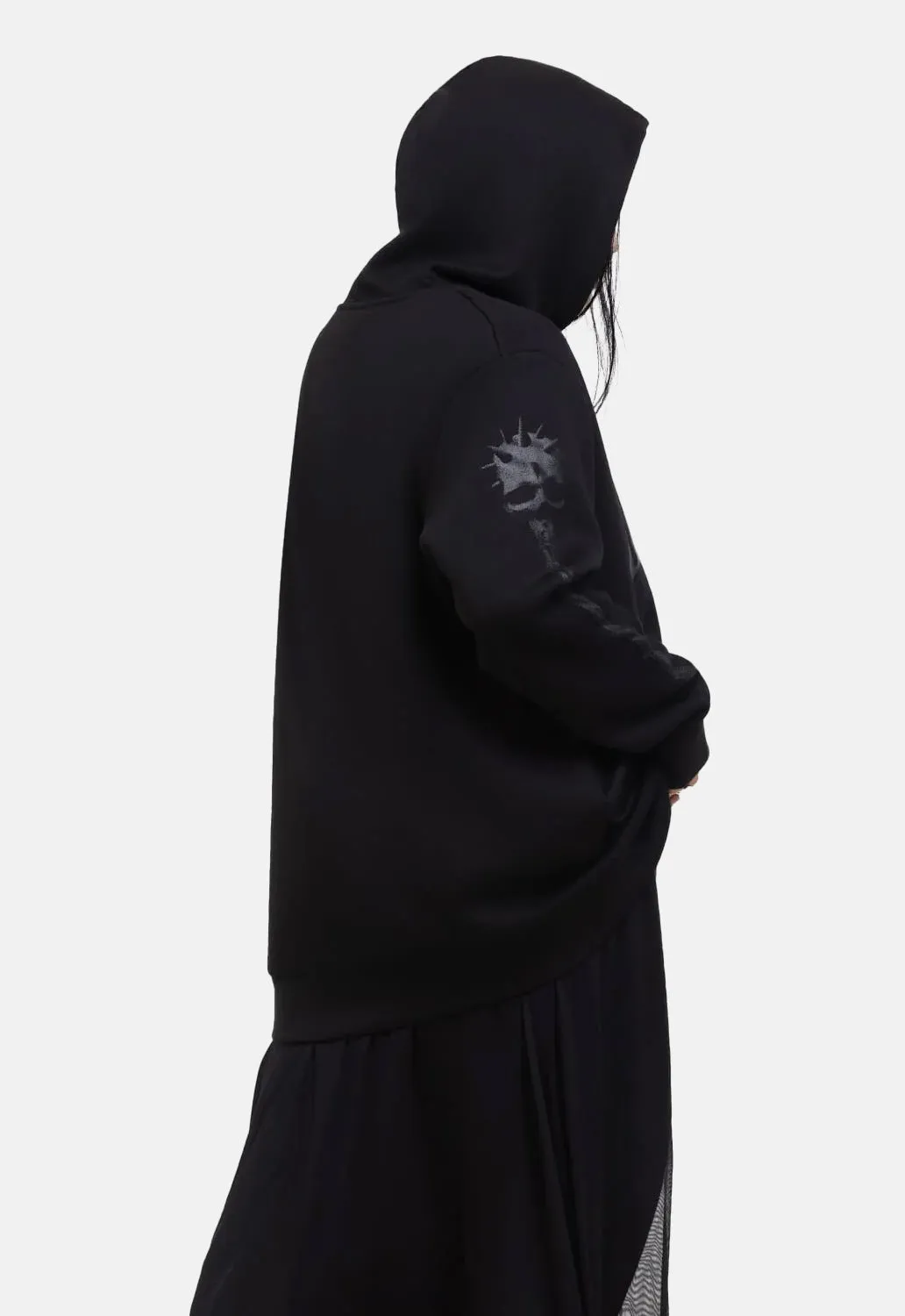 Hypnoskull Hoodie sold by Damaged Society product image thumbnail 5