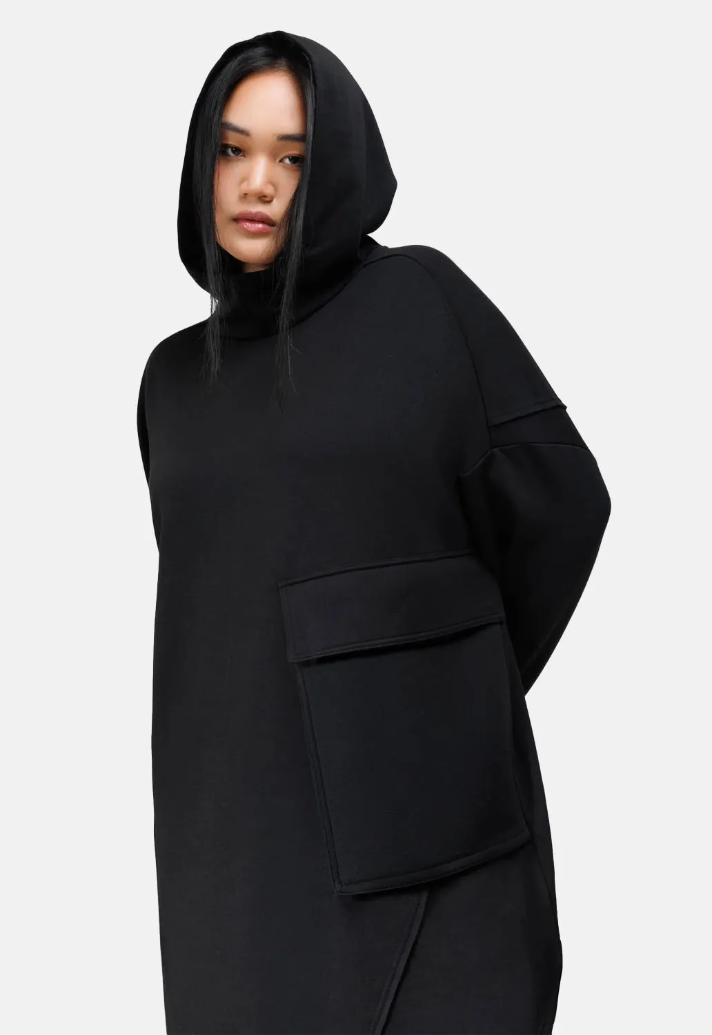 Sinistrae Longline Hoodie sold by Damaged Society product image thumbnail 5