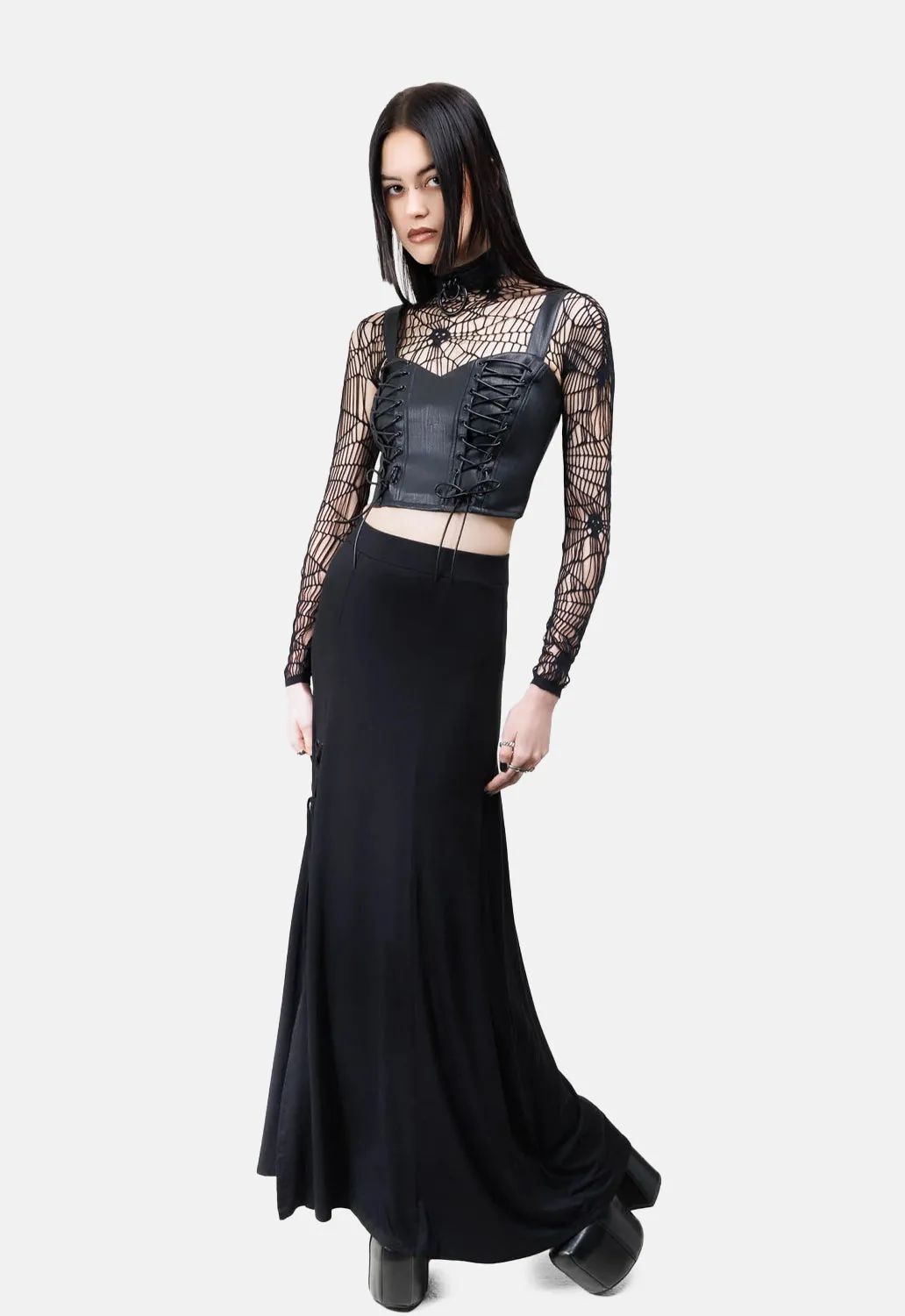 Nyxian Corset sold by Damaged Society product image thumbnail 4