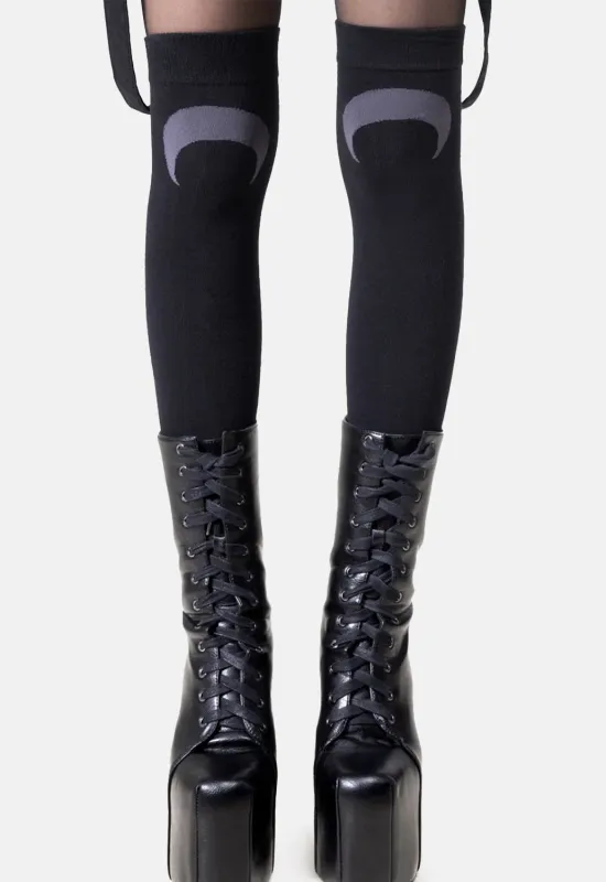 Lunaloom Knee High Socks sold by Damaged Society