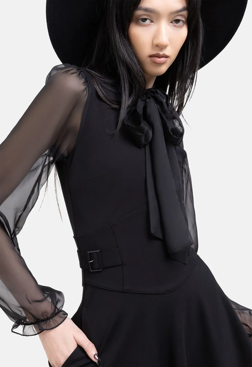Somber Shadow Dress sold by Damaged Society product image thumbnail 3