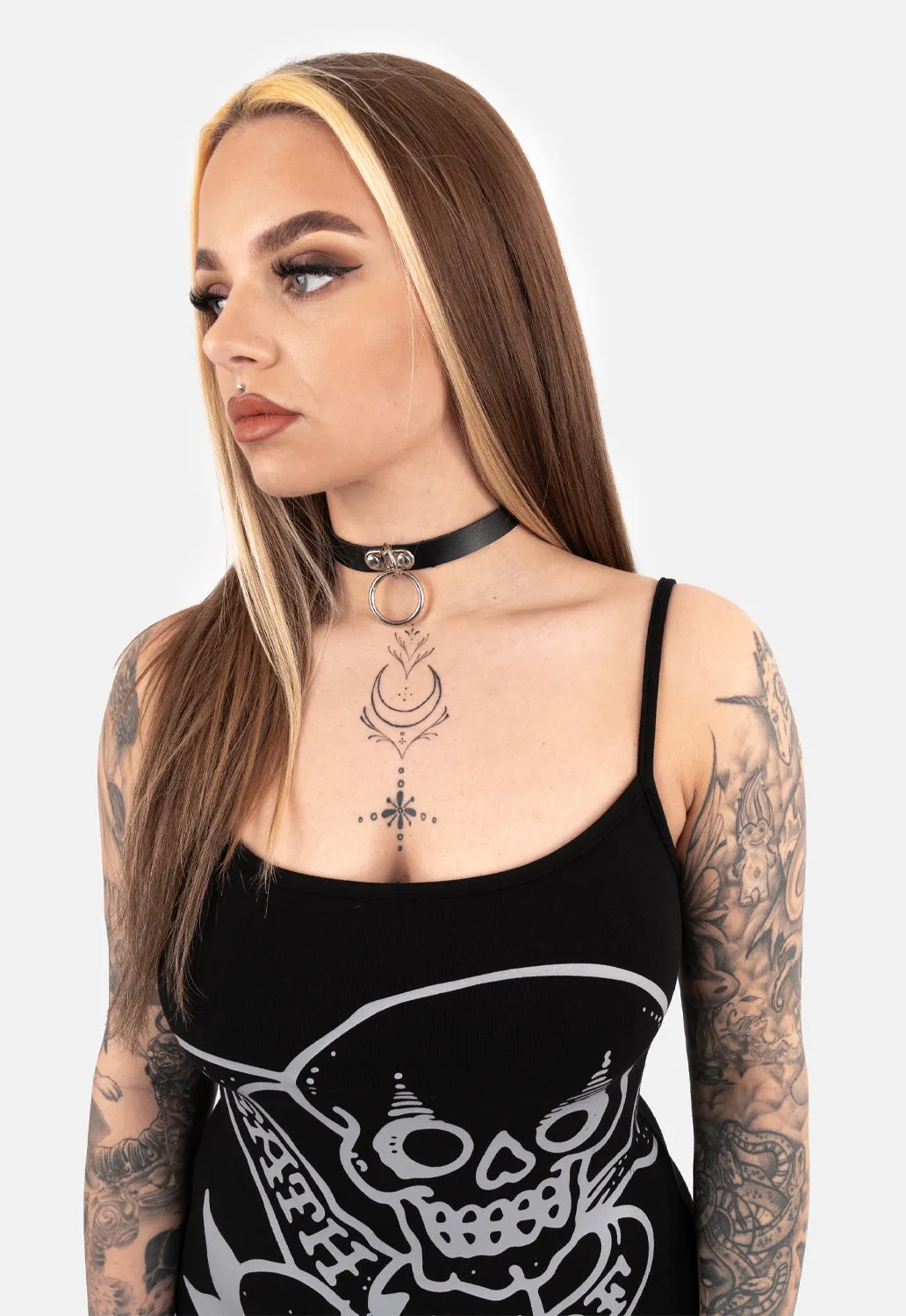 Donna Printed Slip Dress sold by Damaged Society product image thumbnail 5