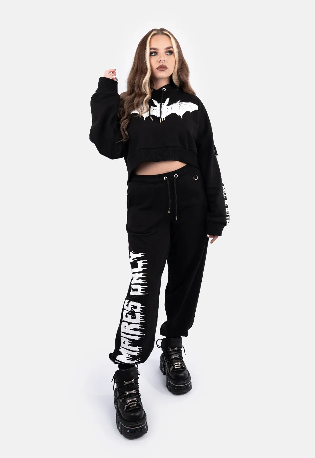 Drusilla Cropped Hoodie sold by Damaged Society product image thumbnail 2