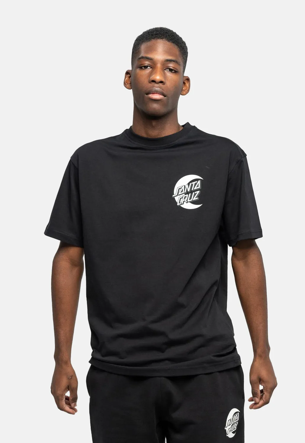 Moon Dot Mono T-Shirt sold by Damaged Society product image thumbnail 2