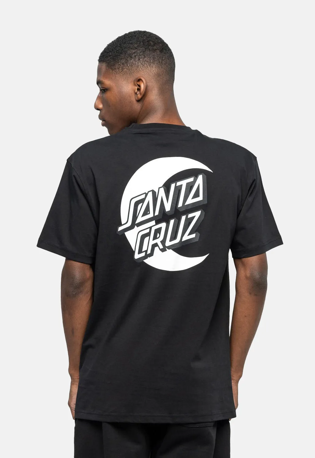 Moon Dot Mono T-Shirt sold by Damaged Society