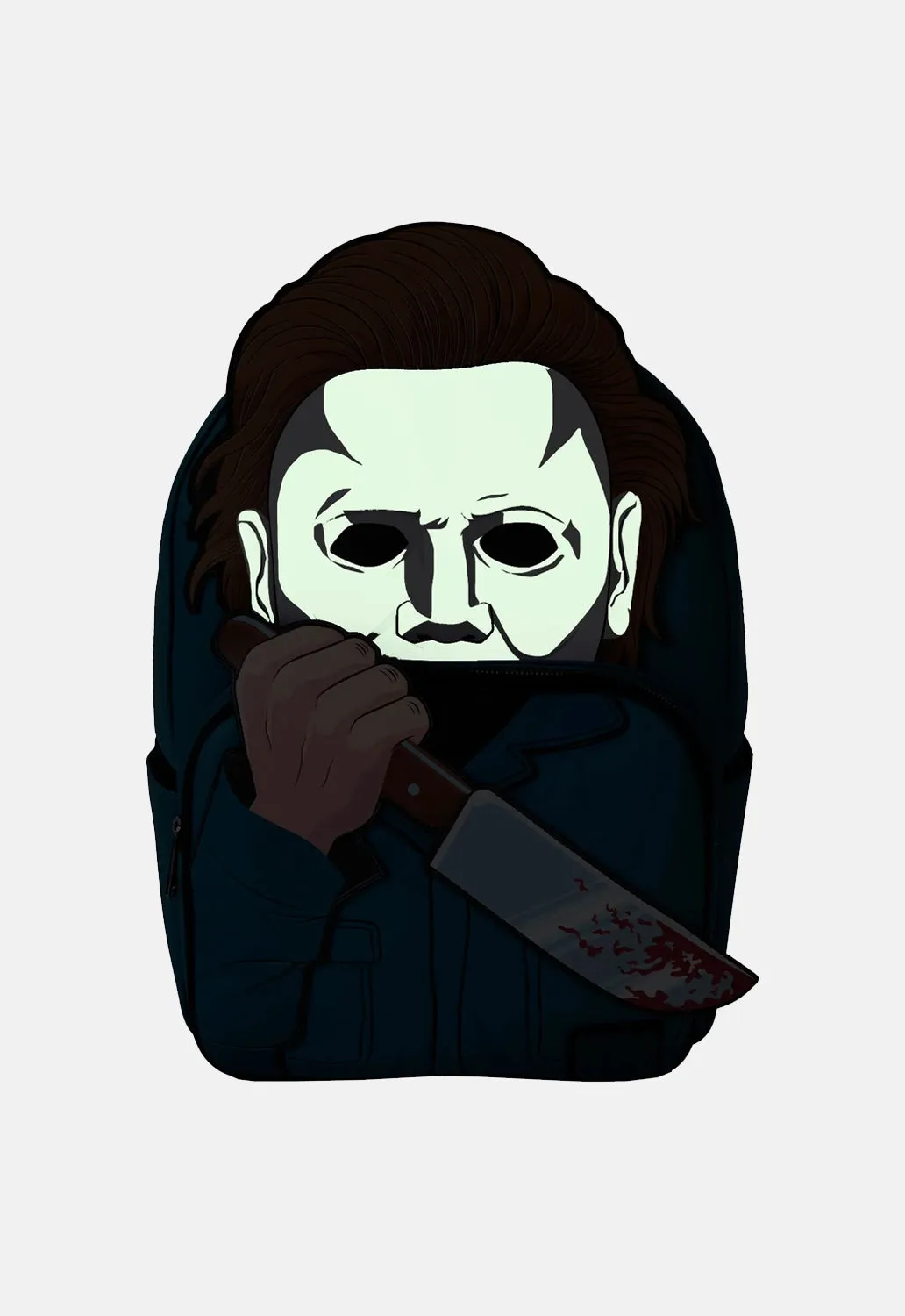 Halloween Michael Myers Full Size Cosplay Backpack sold by Damaged Society product image thumbnail 2