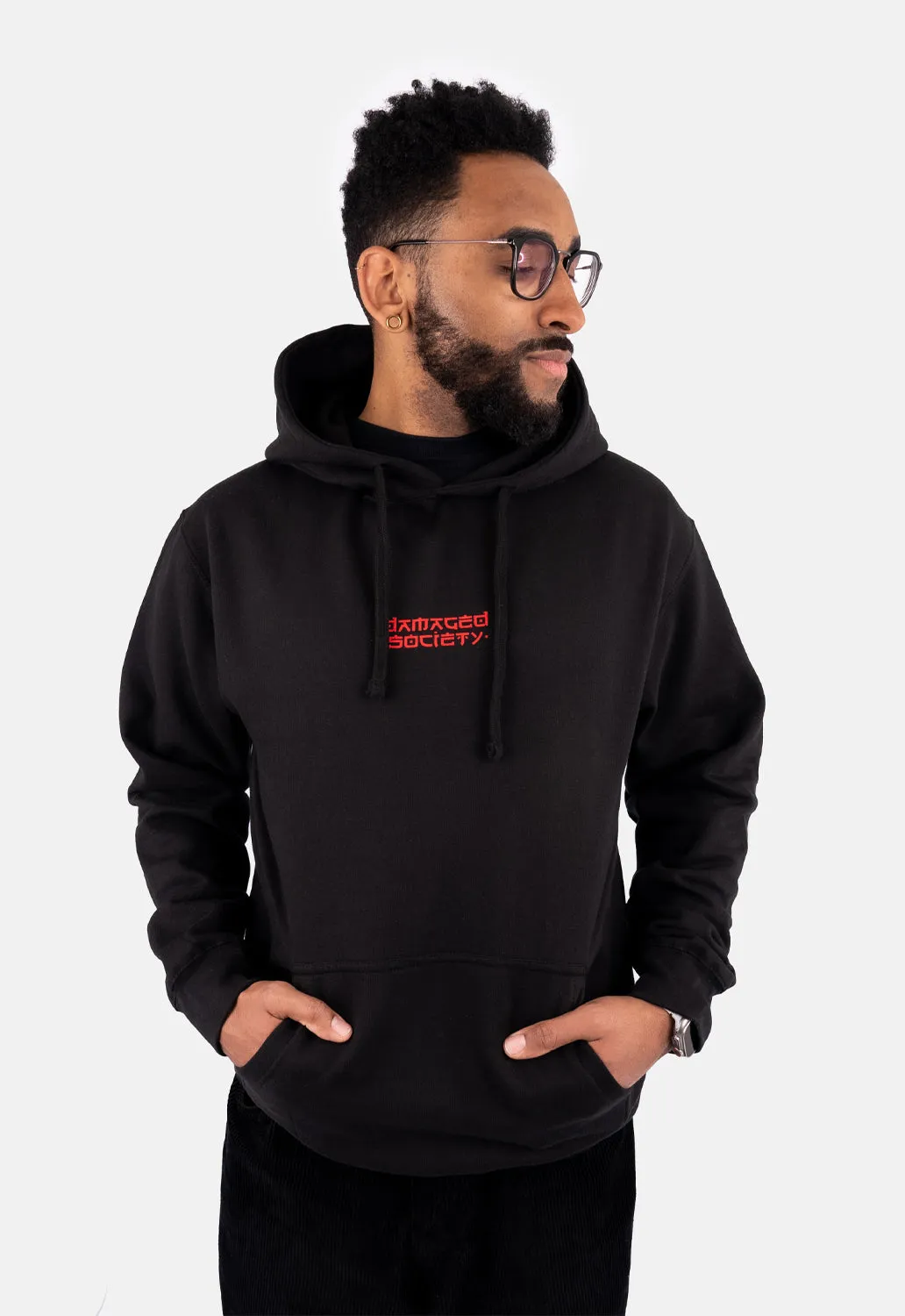 The Man Hoodie sold by Damaged Society product image thumbnail 2