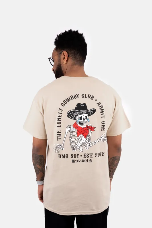 Cowboy Club T-Shirt sold by Damaged Society
