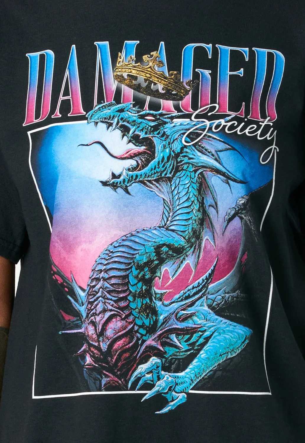 King Dragon T-Shirt sold by Damaged Society product image thumbnail 3