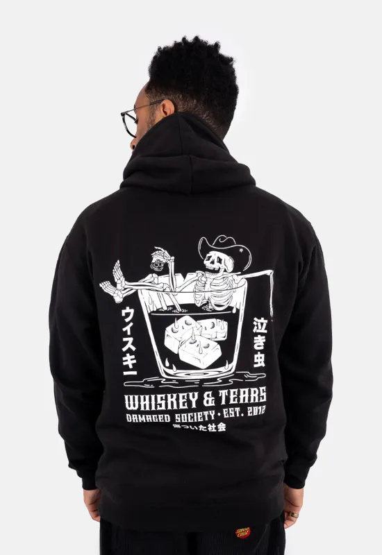Whiskey Tears Hoodie sold by Damaged Society