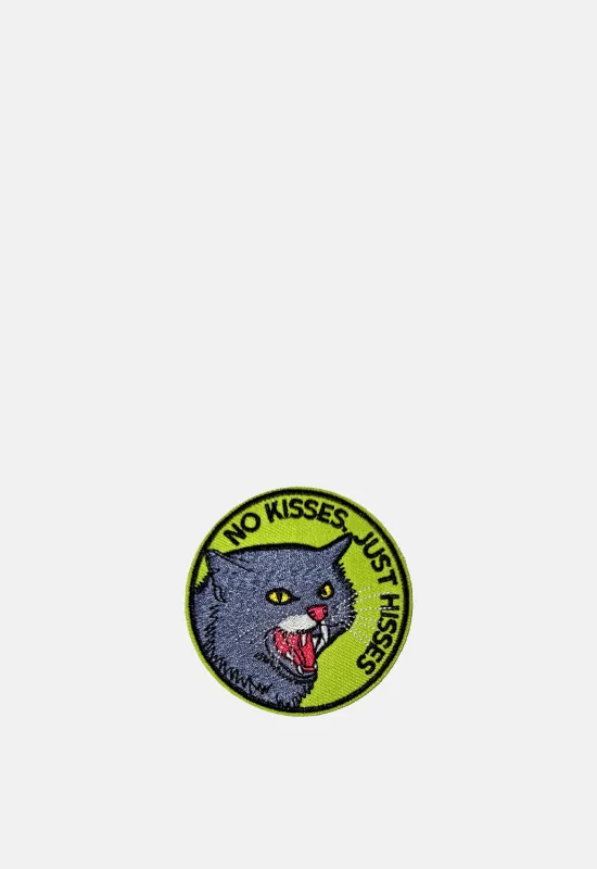 No Kisses Just Hisses Patch sold by Damaged Society
