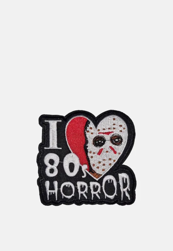 I Love 80s Horror Patch sold by Damaged Society