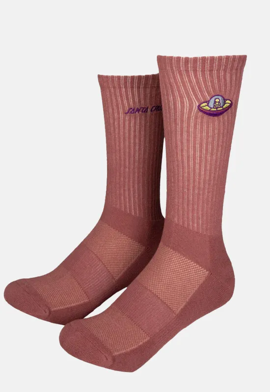 Winkowski UFO Strip Socks made by Santa Cruz Skateboards