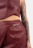 Ares Wrap PU Mini Skirt sold by Damaged Society