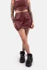Ares Wrap PU Mini Skirt sold by Damaged Society